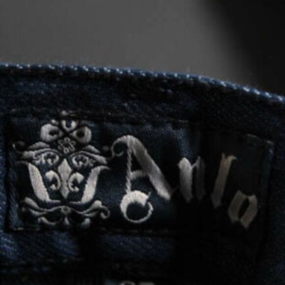 Anlo Mercer Denim Pacific Wide Leg Blue Jeans TR7010 Size 25 ~ Hippie Casual - Picture 7 of 8